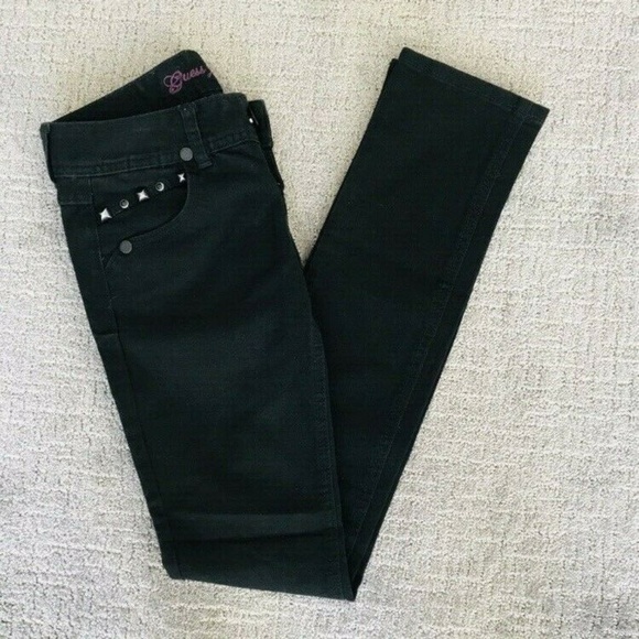 guess black skinny jeans